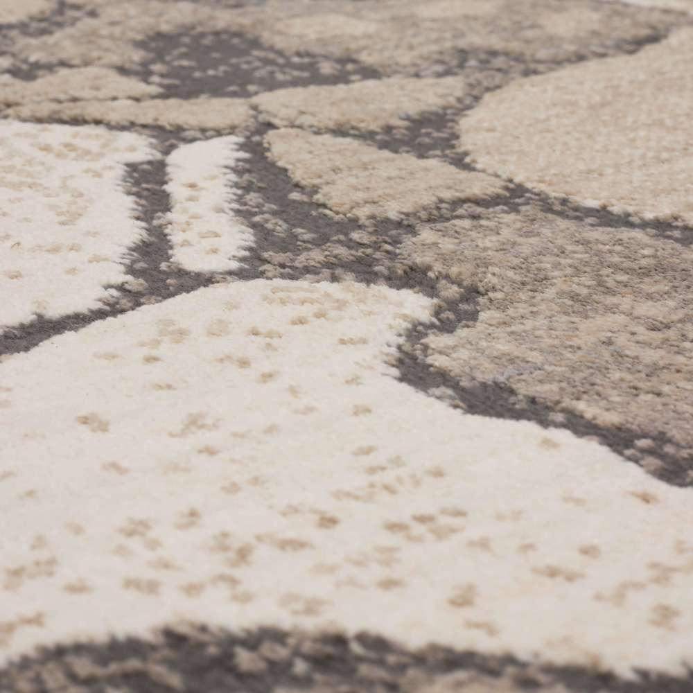 Karastan - Rendition by Stacy Garcia Home Crescendo Oyster 9 6in x 12 11in Area Rug - 92425-10038-114155-IS veiw 4