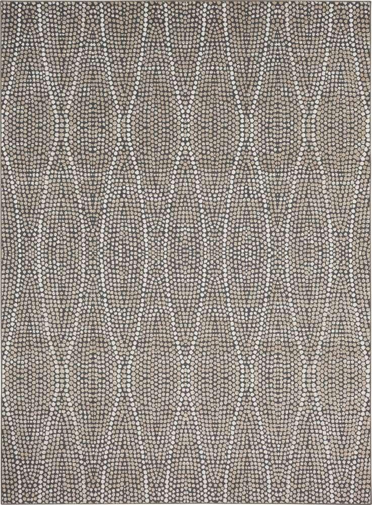 Karastan - Rendition by Stacy Garcia Home Lynx Frost Grey 8 x 11 Area Rug - 92427-4545-096132-IS veiw 1