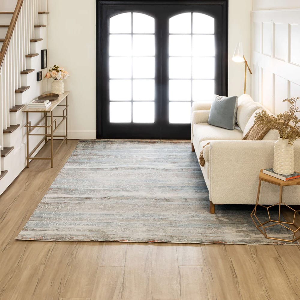 Karastan - Silk Road Cream Dark Grey 10' x 13' 6" Area Rug - R1040 9601 120162 IP view 8