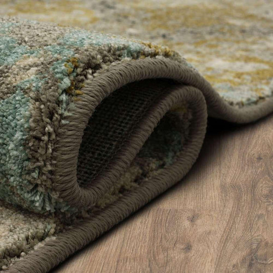 Karastan - Touchstone Moy Willow Grey 6 6in x 9 6in Area Rug - 90945-90075-078114-IP veiw 2