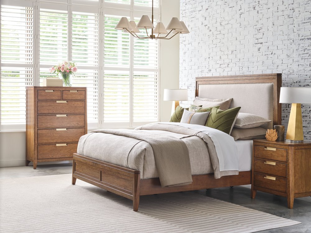 Kincaid Furniture - Aspire Aspire Cherry Affinity California King Upholstered Bed - 430-318P view 8