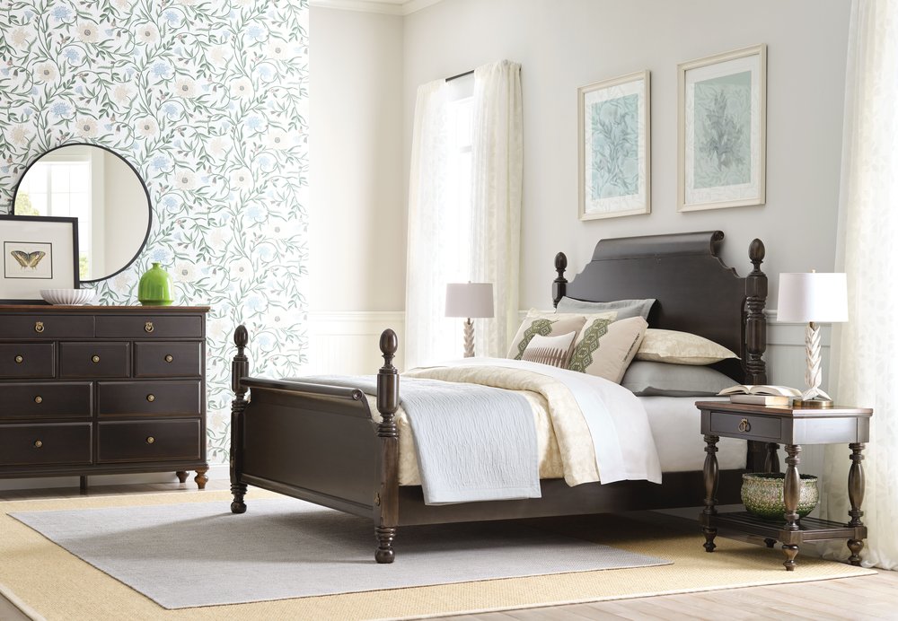 Kincaid Furniture - Bridgetown Bridgetown Black And Heritage Maple Harrison Bureau - 487-210B view 4