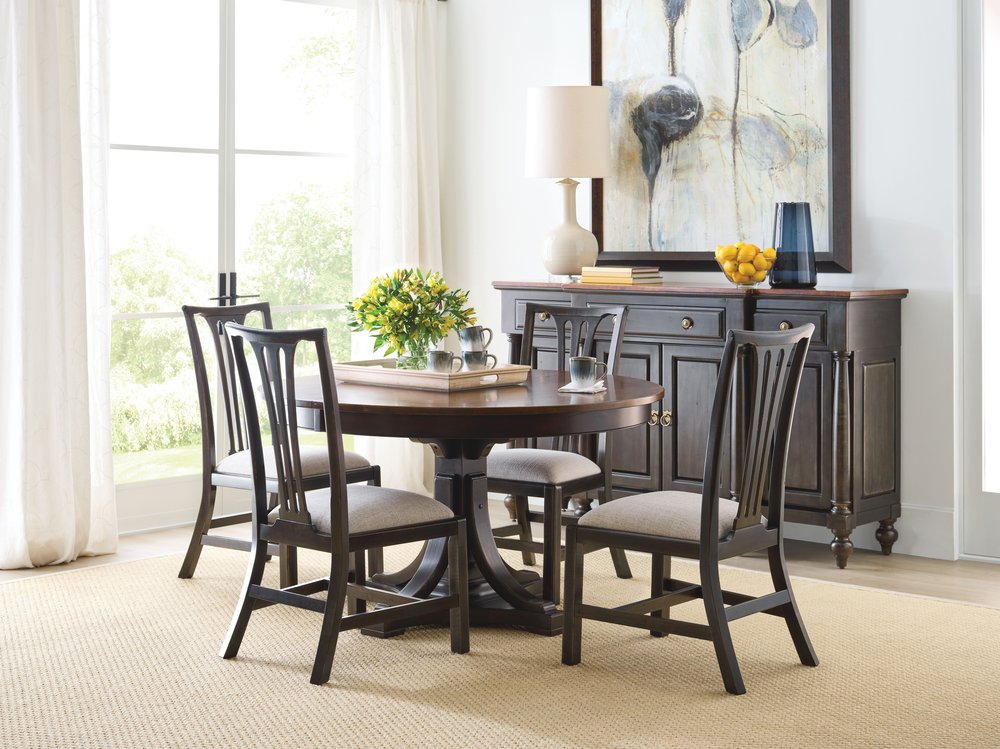 Kincaid Furniture - Bridgetown Bridgetown Black And Heritage Maple Harrison Credenza - 487-858B view 14