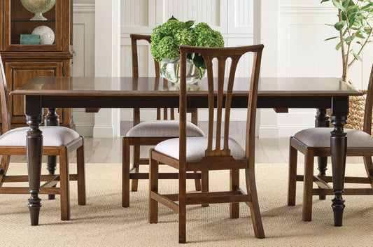 Kincaid Furniture - Bridgetown Bridgetown Black And Heritage Maple Nicholas Extendable Leg Dining Table - 487-744B view 2