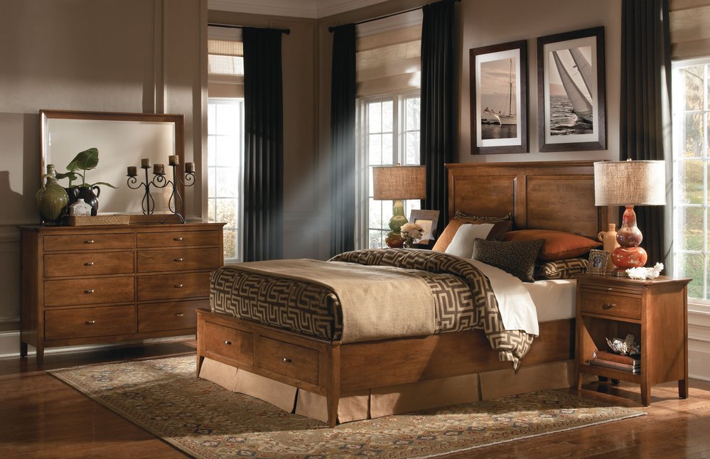 Kincaid Furniture - Cherry Park Natural Cherry Open Nightstand - 63-143V view 5