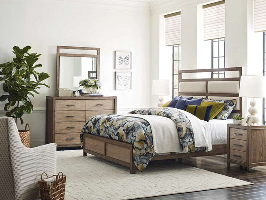 Kincaid Furniture - Debut Wyatt Upholstered Queen Bed - Complete - 160-313P_CLOSEOUT-KC veiw 2