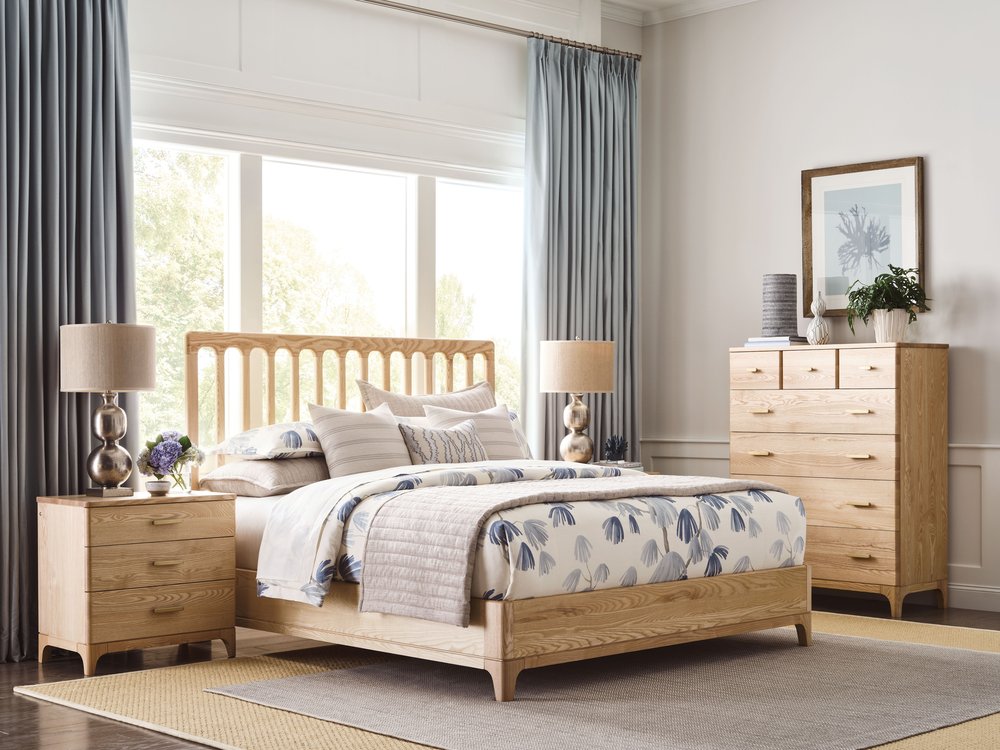 Kincaid Furniture - Essence Essence Ash Somerset Queen Panel Bed - 489-324P view 6