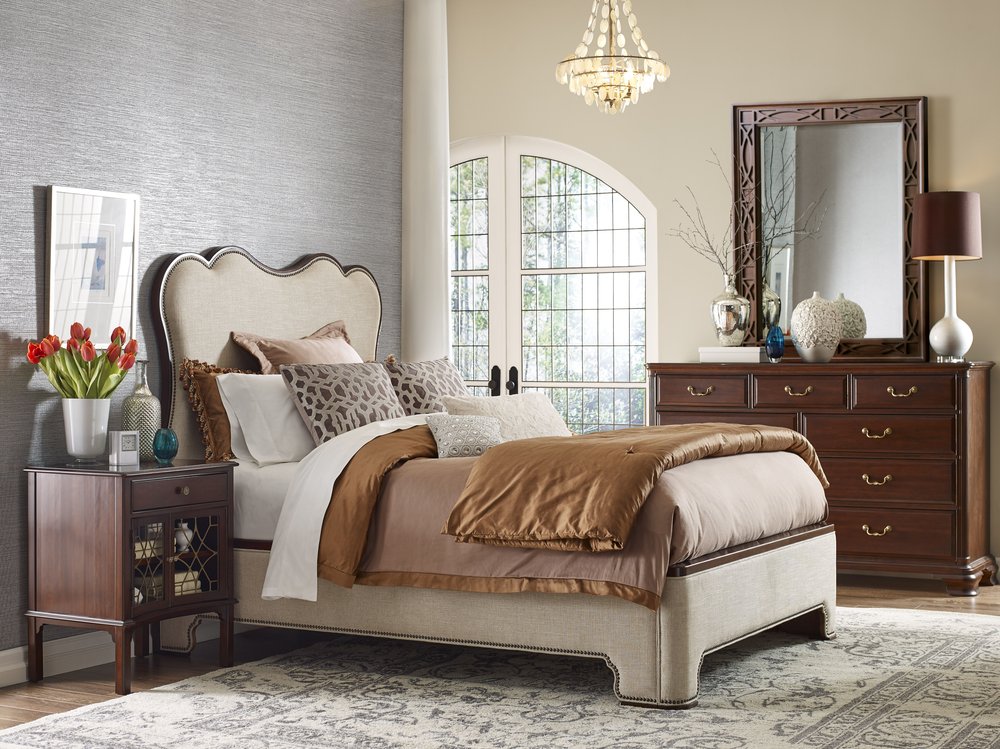 Kincaid Furniture - Hadleigh Classic Cherry Drawer Dresser With Landscape Mirror - 607-130020 view 10