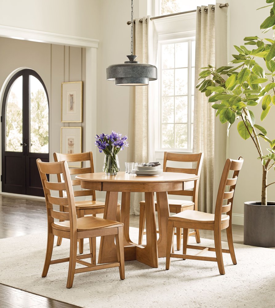 Kincaid Furniture - Kafe Cappuccino 54" Round Pedestal Dining Table - 317-708C view 5