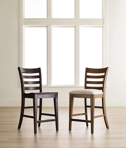 Kincaid Furniture - Kafe Tall Ladderback Chair, Mocha - 317-692M view 2