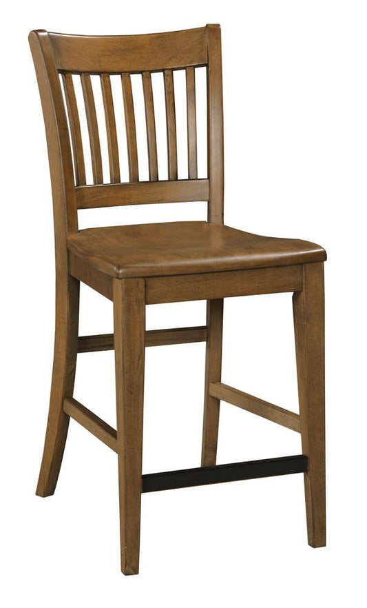 Kincaid Furniture - Kafe Tall Rake Back Chair, Latte - 317-690L view 2