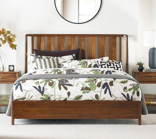 Kincaid Furniture - Monogram Walnut Ashburn California King Panel Bed - 315-308P view 2