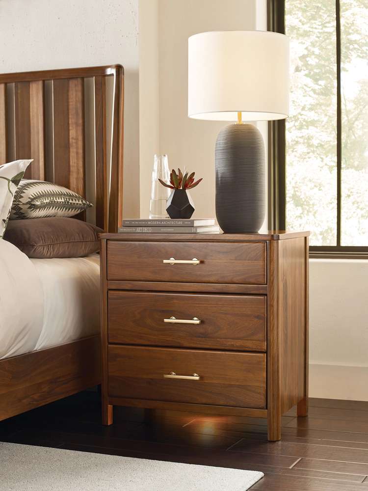 Kincaid Furniture - Monogram Walnut Main Nightstand - 315-421 veiw 3