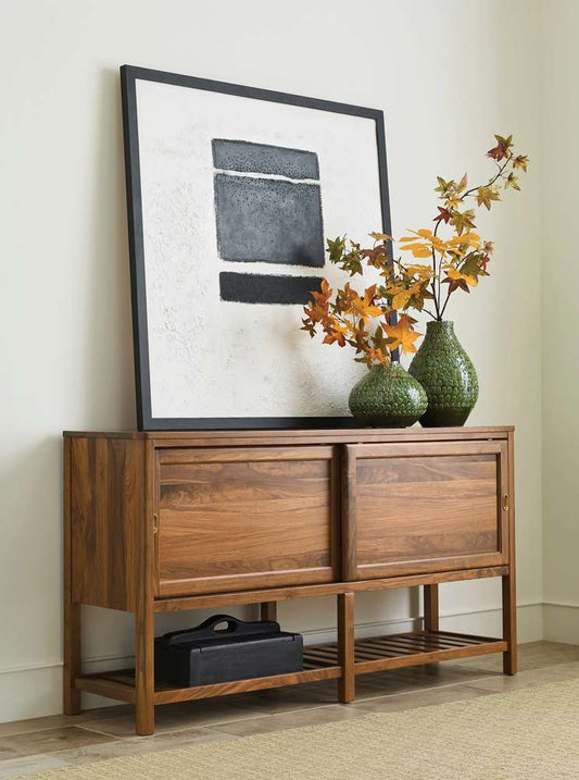 Kincaid Furniture - Monogram Walnut Roanoke Display Buffet - 315-850 veiw 2