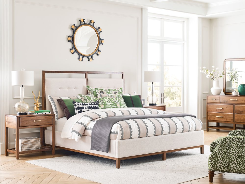 Kincaid Furniture - Monogram Walnut Wonderland Seven Drawer Dresser With Dornoch Mirror - 315-130040 view 10
