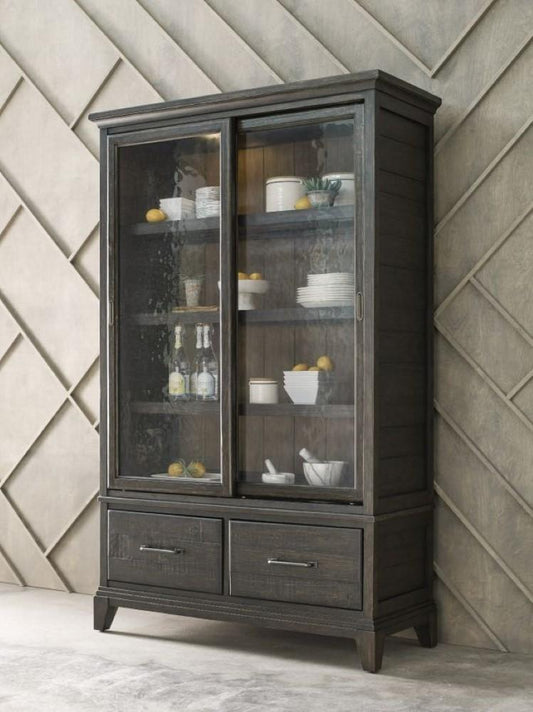Kincaid Furniture - Plank Road Darby Display Cabinet - Complete - 706-830CP veiw 2