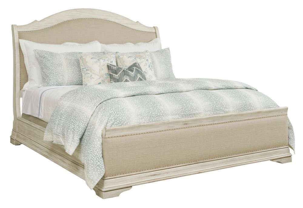 Kincaid Furniture - Selwyn Kelly Upholstered Sleigh California King Bed Package - 020-327P view 1