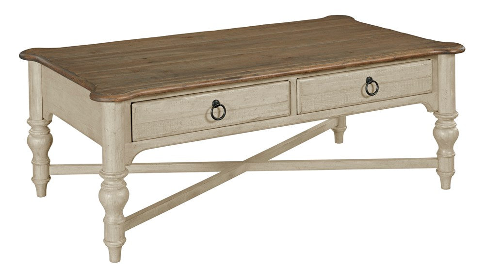 Kincaid Furniture - Weatherford Cornsilk Cocktail Table - 75-023 veiw 1