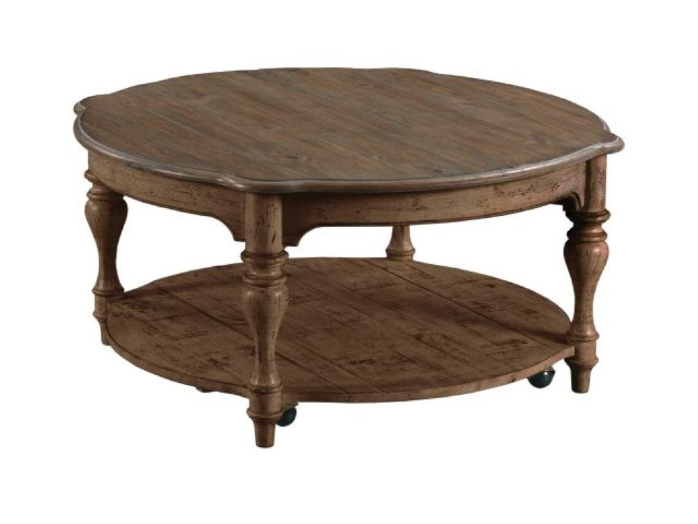 Kincaid Furniture - Weatherford - Heather Bolton Round Cocktail Table - 76-024 view 1