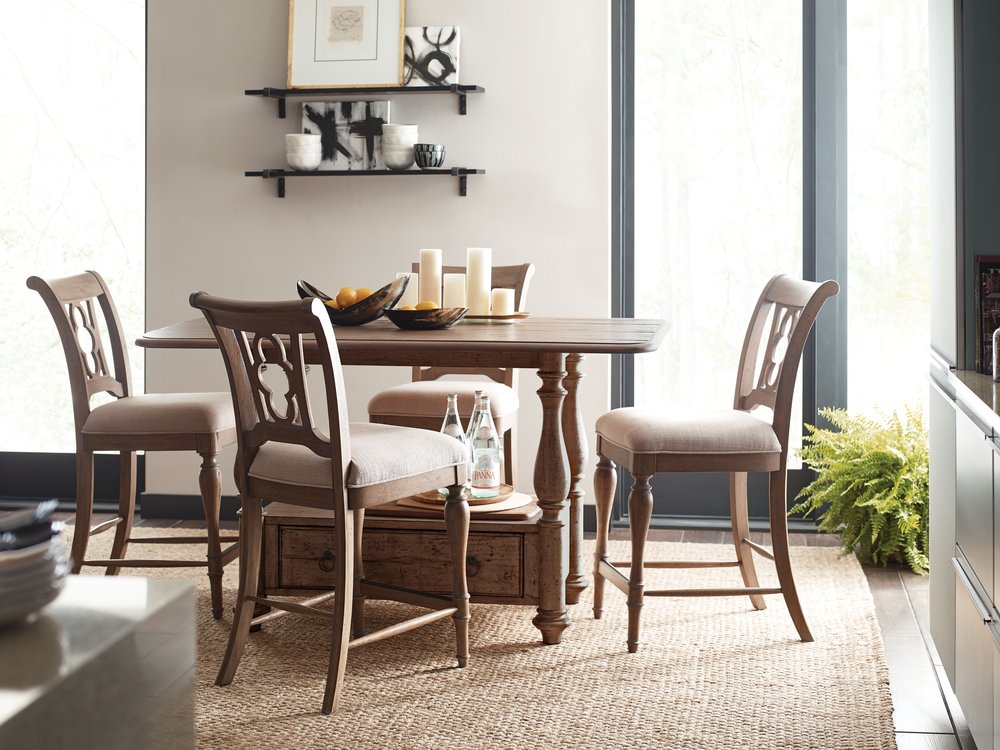 Kincaid Furniture - Weatherford Heather Kendal Counter Height Side Chair - Set of 2 - 76-069C view 4