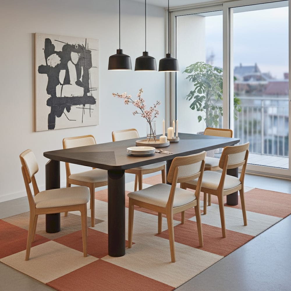 Klaussner Furniture - Elan - Linea Dining Table In Smoke Black - KLA-ELAN-A967 view 3