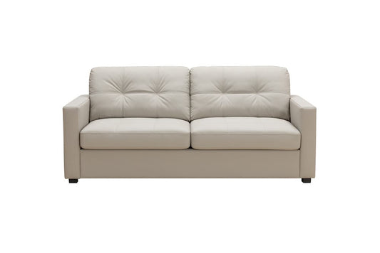 Klaussner Furniture - Skyline - Bellini Queen Leather Sleeper Sofa - KLA-SKY-25118+2.5SB-8850LIGHTGRAY view 2