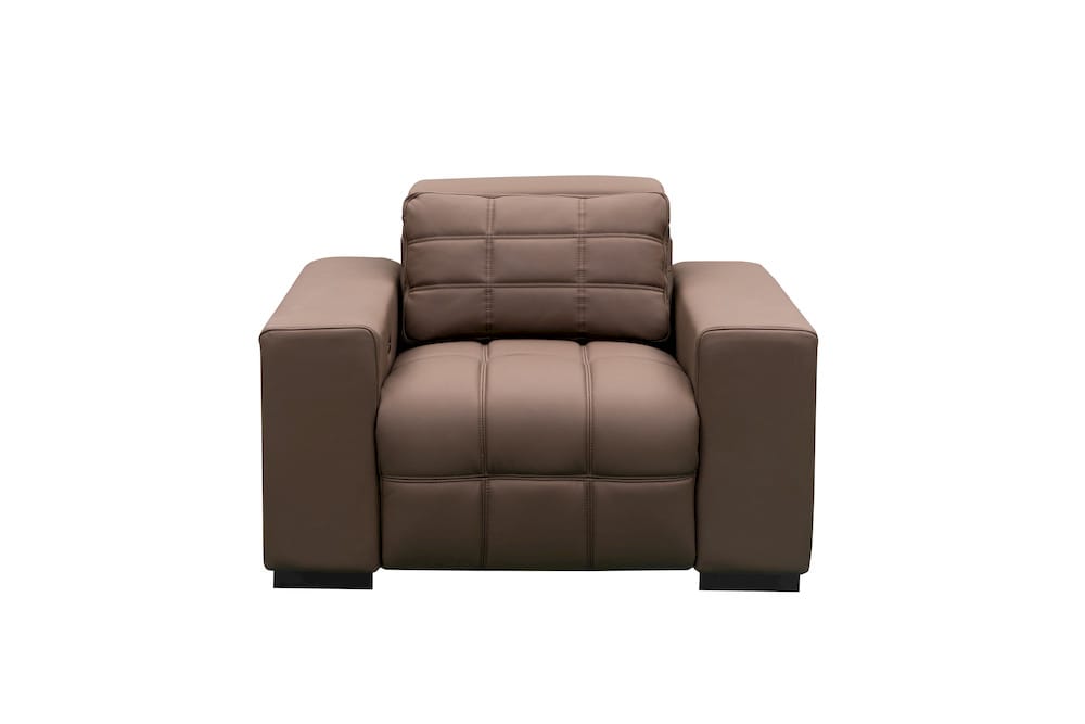 Klaussner Furniture - Skyline - Serenity Seater Leather Power Reclining Chair - KLA-SKY-SH188+1.25RP1-NS100BROWN view 3
