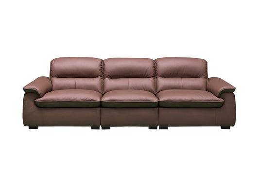 Klaussner Furniture - Skyline - Stationary Sofa-Middle Size In A5 Series Leather - Pvc R57-P Brown view 2