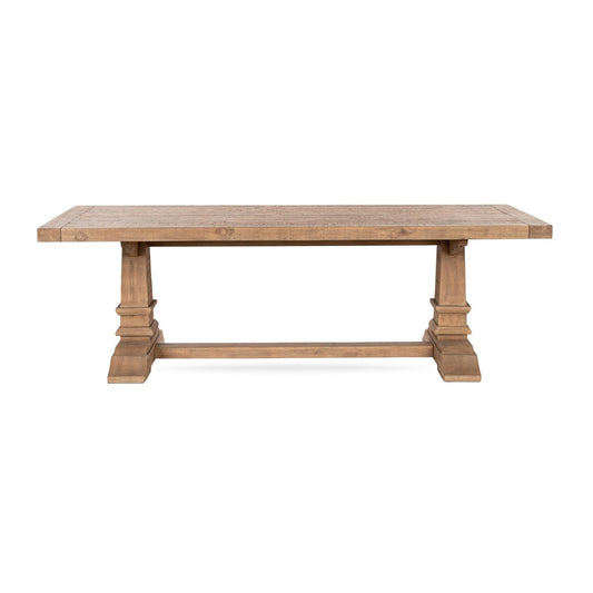 Kosas Home - Allegra 94in Reclaimed Pine Wood Dining Table in Natural - 51031657 veiw 2