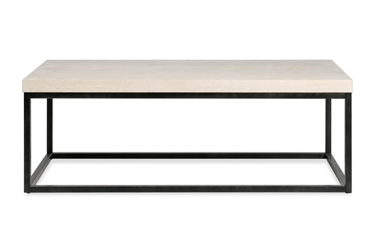 Kosas Home - Catta 52in Rectangular Wood Coffee Table White Wash - 51031579 veiw 2