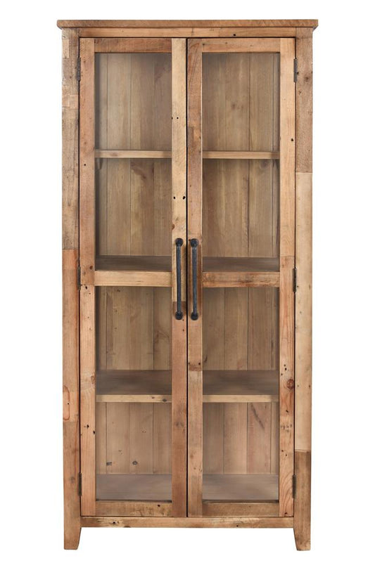 Kosas Home - Emma Reclaimed Pine Display Cabinet - 52003909 veiw 2