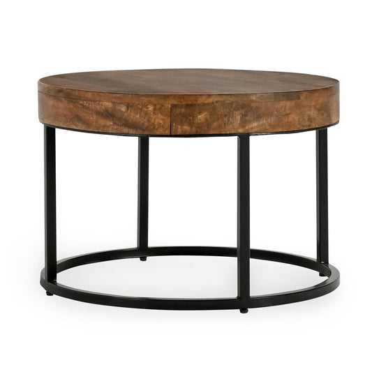 Kosas Home - Emma Table Set of 2 Nesting Tables in Natural Brown - 51005898 veiw 2