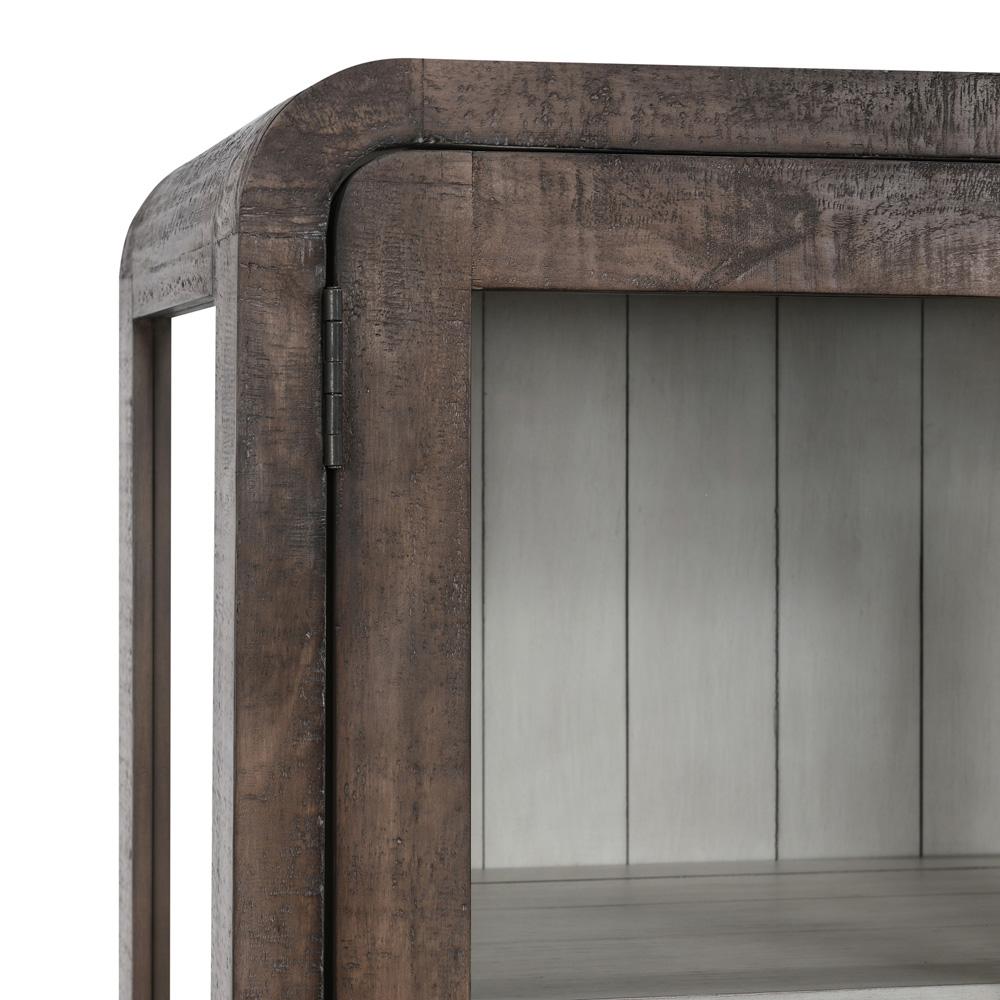 Kosas Home - Ollie Display Cabinet in Dark Brown - 52004131 veiw 6