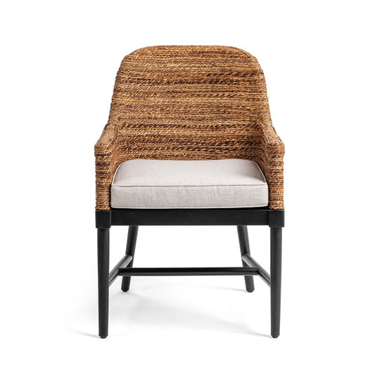 Kosas Home - Rey Arm Chair - Natural Brown, Charcoal, Cream - 53051434 view 2