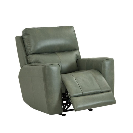 Leather Italia USA - Eh1564 Laredo Chair - Glider 2P 1607Lv Sage Moss - 4111-EH1564G-011607LV view 2