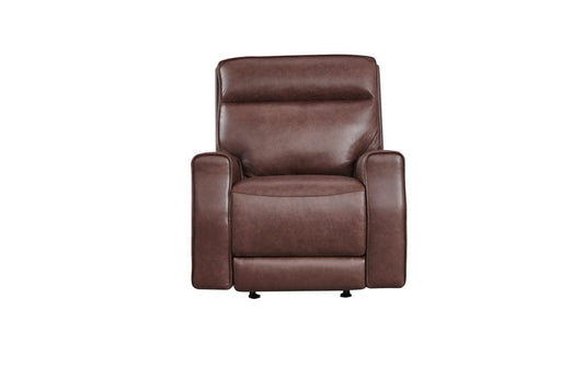 Leather Italia USA - Eh2354 Sydney Chair - P2 - Glider 1501Lv Brown Her - 9661-EH2354G-011501LV view 2