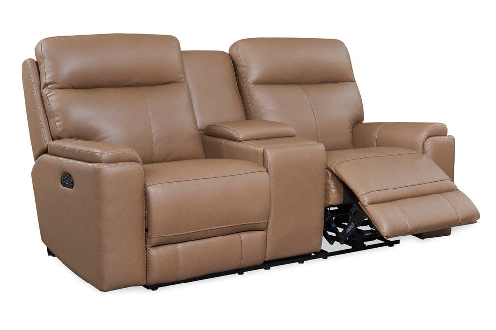 Leather Italia USA - Eh310 Bryant Loveseat - Console - P2 3001Lv Tuscan Tan - 4111-EH310C-023001LV view 1