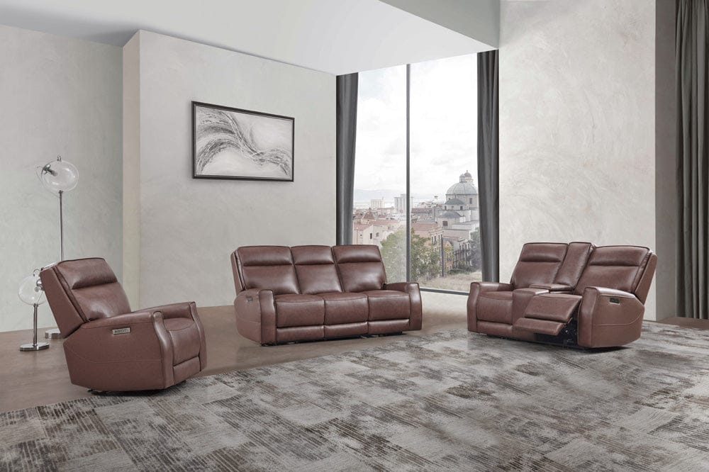 Leather Italia USA - Ehz2354 Sydney Loveseat - Console - P2 - Zg 1501Lv - 9661-EHZ2354C-021501LV view 3