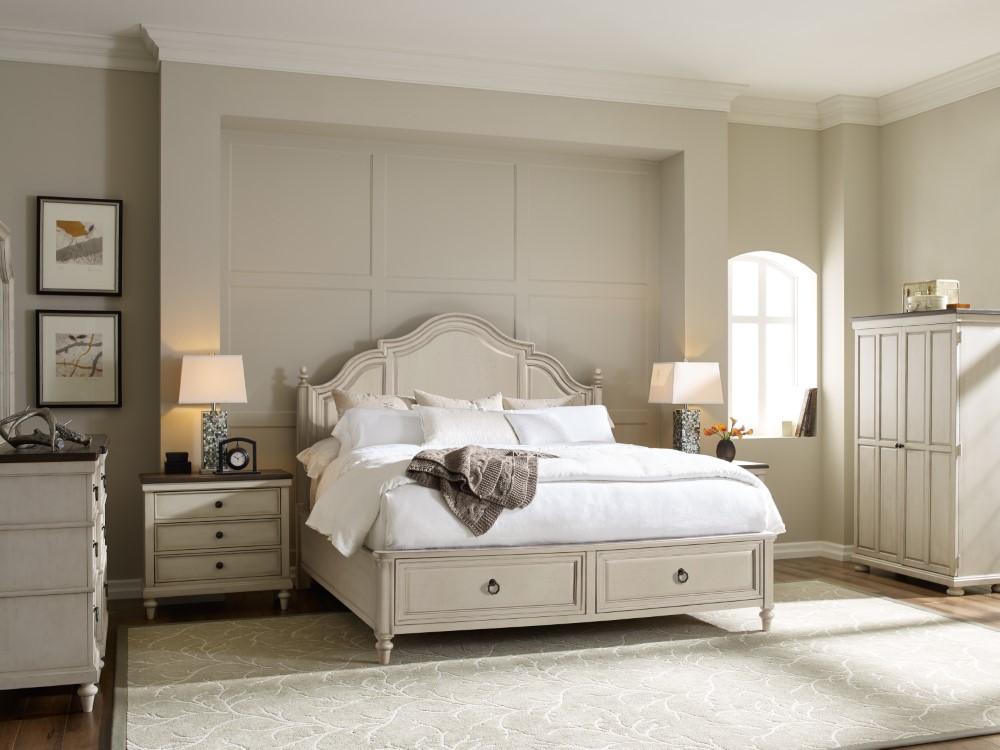 Legacy Classic Furniture - Brookhaven Complete Queen Panel Bed with Storage Footboard - N6401-4125K veiw 2
