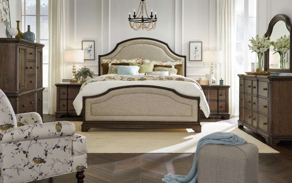 Legacy Classic Furniture - Stafford Complete California King Upholstered Panel Bed - 0420-4207K veiw 6