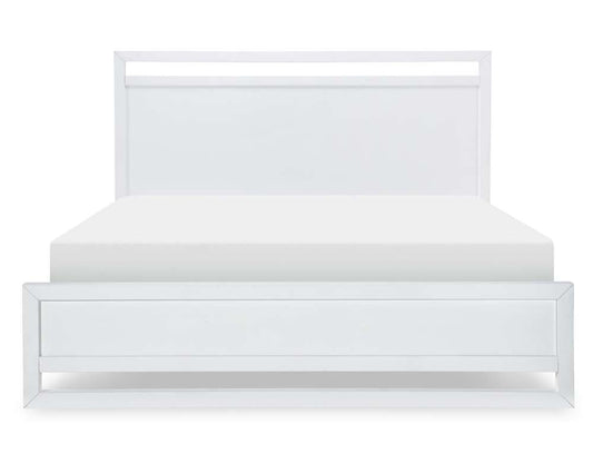 Legacy Classic Furniture - Summerland White Complete Panel Bed Queen 50 White Finish - 1160-4105K veiw 2