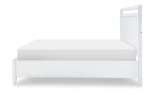 Legacy Classic Furniture - Summerland White Complete Panel Bed W Storage Ca King White Finish 60 - 1160-4137K veiw 2