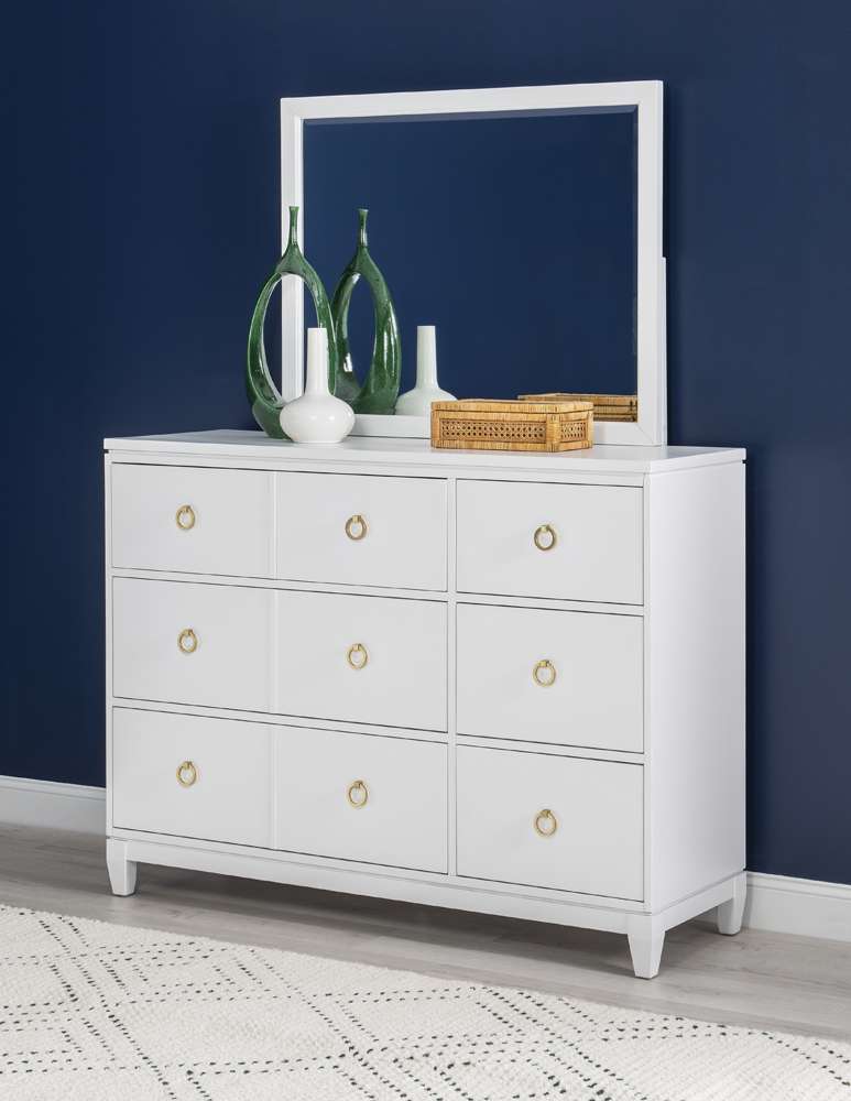 Legacy Classic Furniture - Summerland White Mirror White Finish - 1160-0200 veiw 5