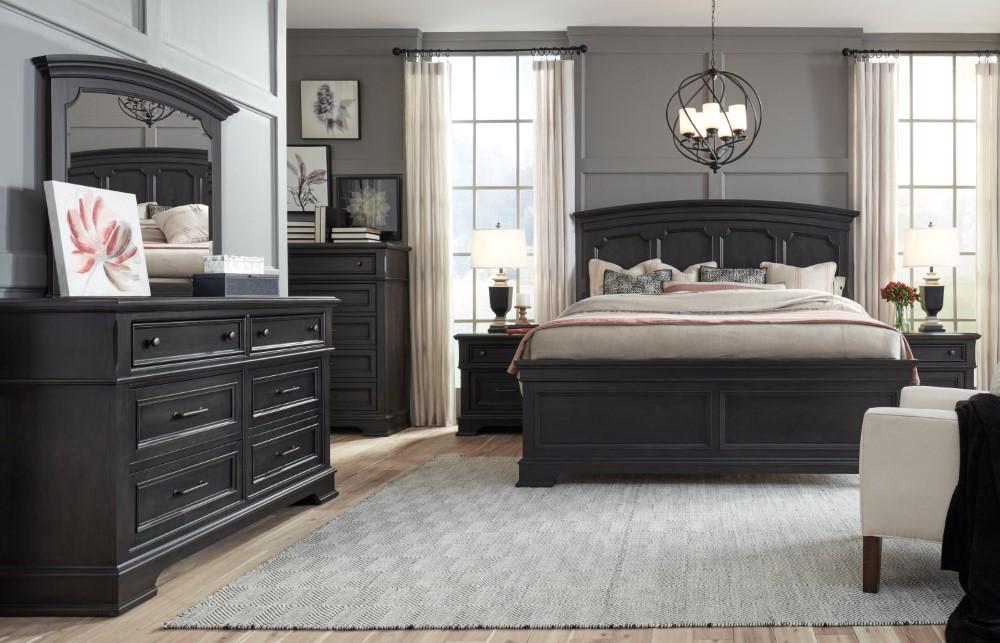 Legacy Classic Furniture - Townsend Complete Queen Arched Panel Bed - N8340-4105K veiw 5