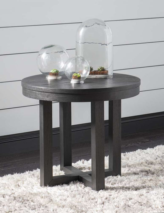 Legacy Classic Furniture - Westwood Dark Round Lamp Table Dark Oak Finish - 1731-508 veiw 2
