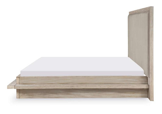 Legacy Classic Furniture - Westwood Light Complete Uph Bed King 6/6 Light Oak Finish - 1732-4206K veiw 2