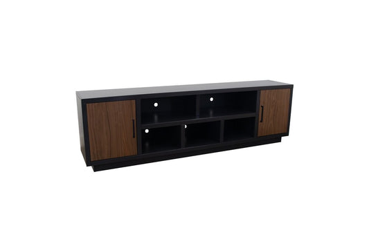 Legends Furniture - Aria 85 inch TV Stand for TVs up to 95 inches in Black and Walnut - AR1211.SLS veiw 2