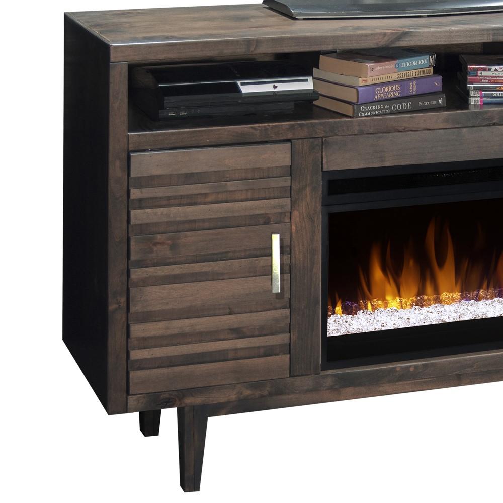Legends Furniture - Avondale 61in Fireplace Console - AV5201-CHR veiw 3