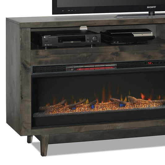 Legends Furniture - Avondale 84in Fireplace Console - AV5401-CHR veiw 2
