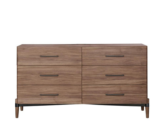 Legends Furniture - Tranquility Six Drawer Dresser in Walnut - ZTRN-7013 veiw 2